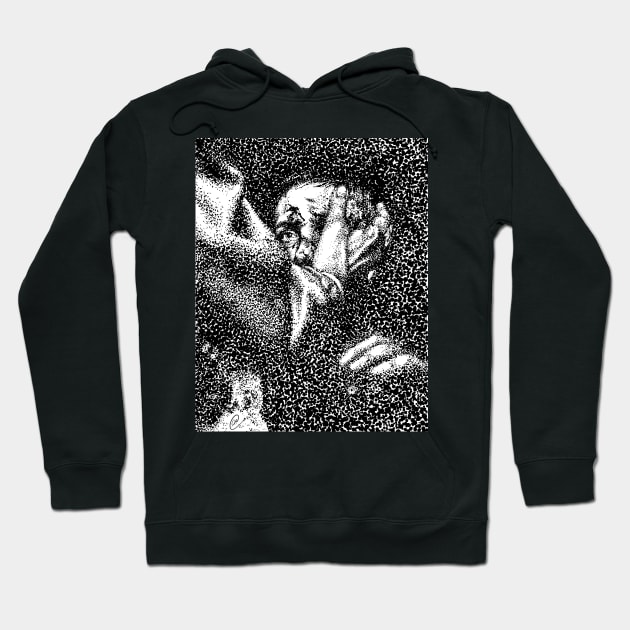 Goodbye Stranger (pointillism drawing) Hoodie by dangerbeforeyou